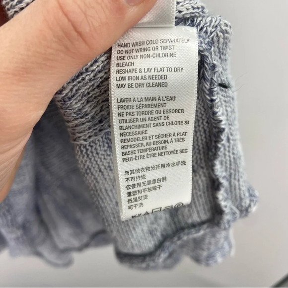 Free People Midnight Ruffles Tunic Sweater Dress Greyish Blue Size XS - Picture 10 of 12